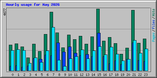 Hourly usage for May 2026
